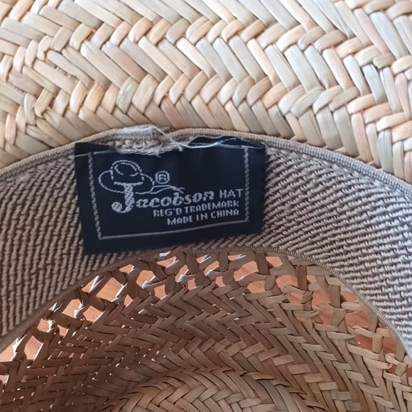 Jacobsons Straw Hat Unisex M - Picture 4 of 5